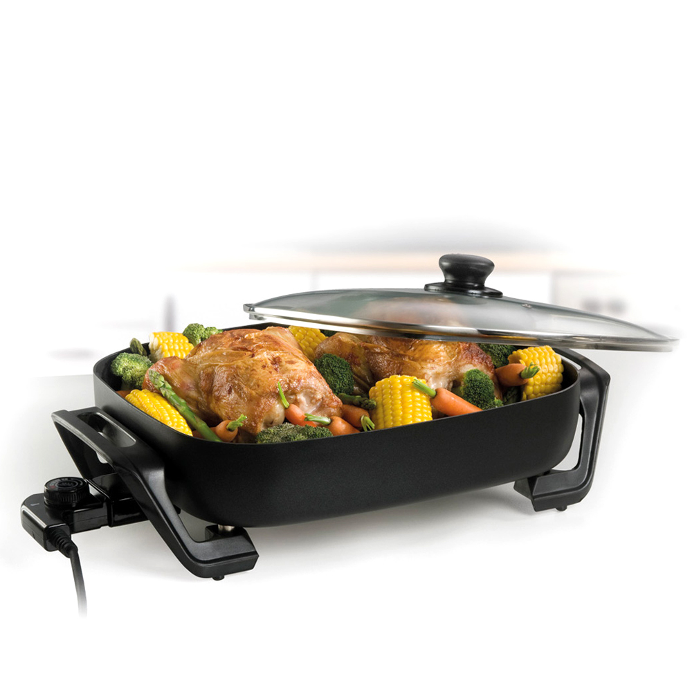 Maxim BFP Electric Frypan Non stick Large Family Banquet Cooker Pan 