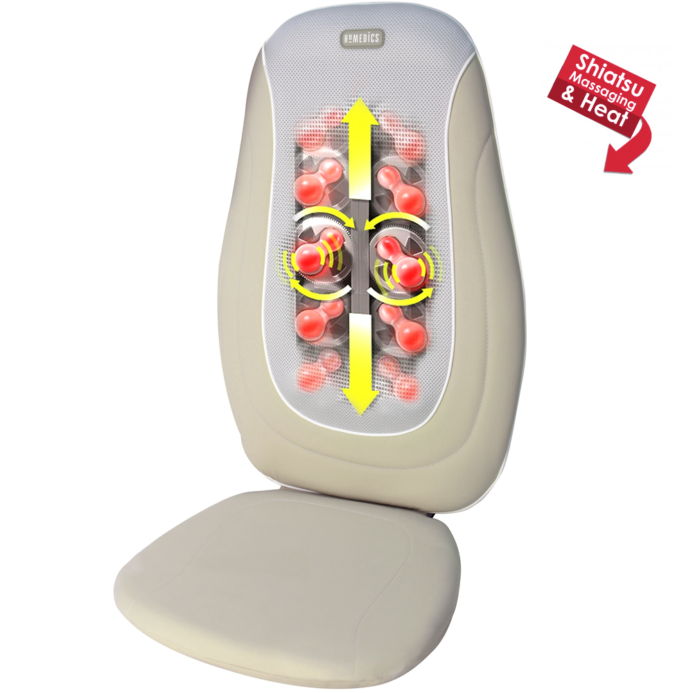 Homedics SBM210H Shiatsu Back Upper Lumbar Massage Cushion Massager Heat eBay