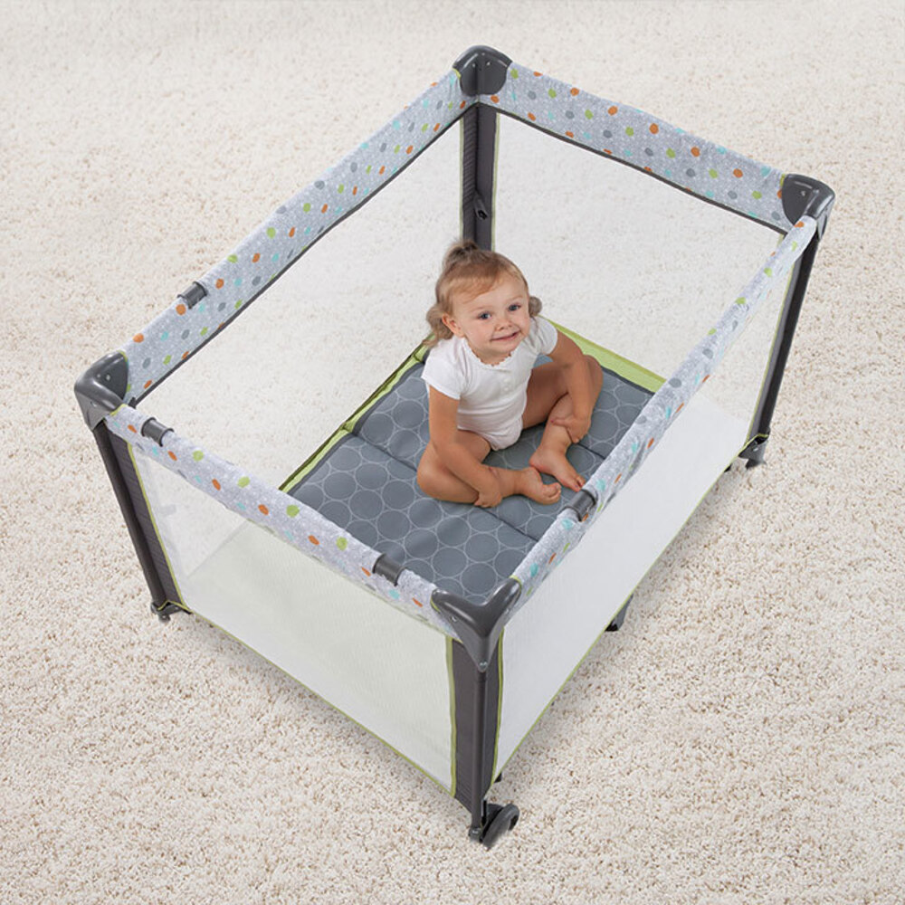 Ingenuity Marlo Baby/Infant Portable Travel Cot/Bed w/ Nappy Changing
