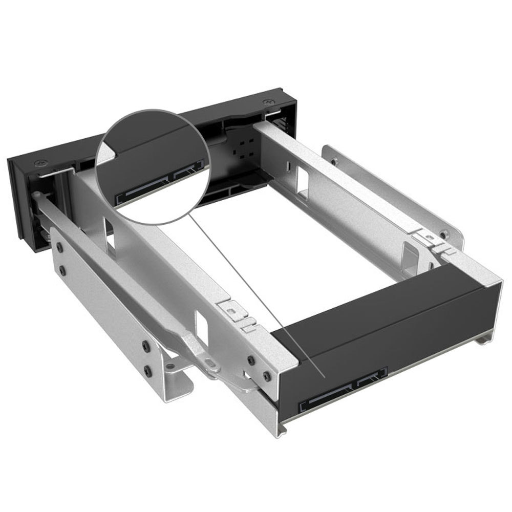 Orico 3.5in 5.25 Bay Internal HDD/SATA Hard Drive Mounting Bracket Adapter Black eBay