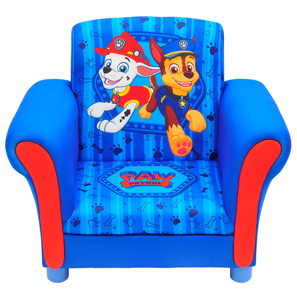 Kids Furniture Upholstered Chair Paw Patrol Blue