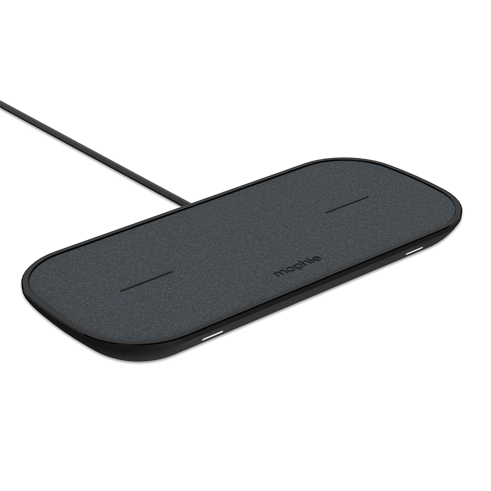 Mophie Dual Wireless Charging Pad Fabric Universal Wireless Charger