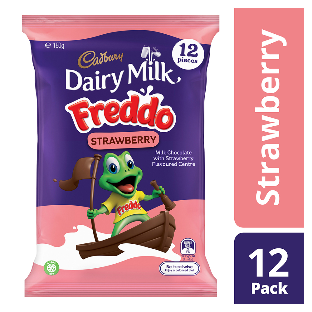 12pc Cadbury 168g Dairy Milk Chocolate Strawberry Freddo Sharepack Online KG Electronic