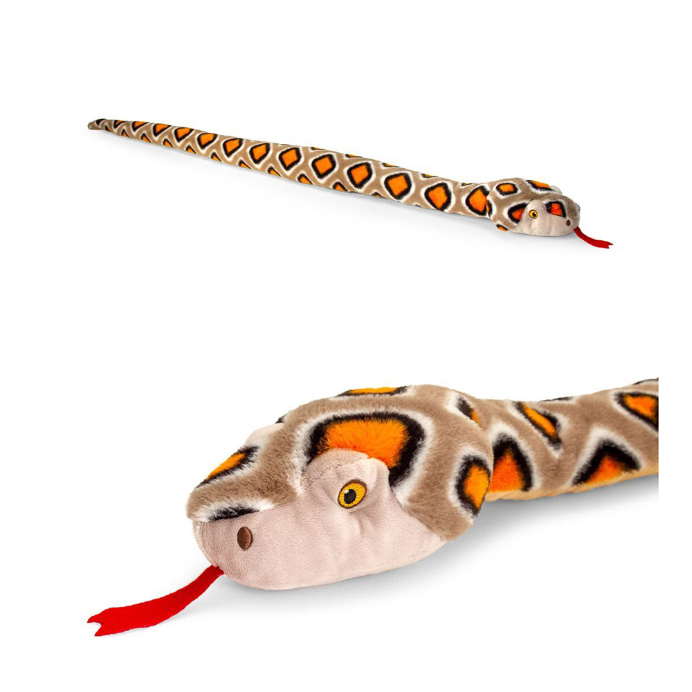 Keeleco 200cm Snakes Soft Animal Plush Kids Toy Assorted
