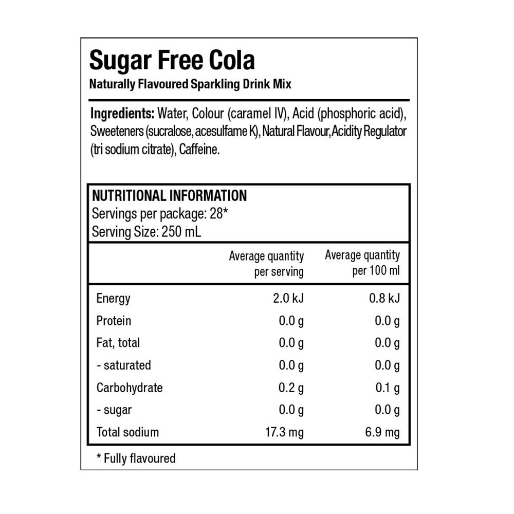 SodaStream Classics Diet Cola 440ml/Sparkling Soda Water Syrup Mix Sugar Free 8718692615762 eBay