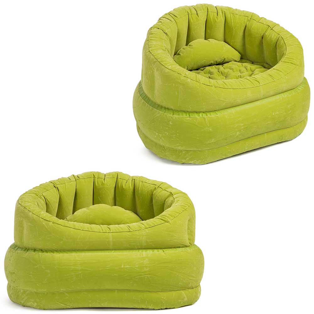 Green Inflatable Air Blow Up Arm Chair Couch Sofa Seat Lounge Armchair Portable eBay