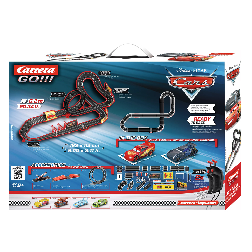 Cicuit Carrera Go disney pixar ice racing