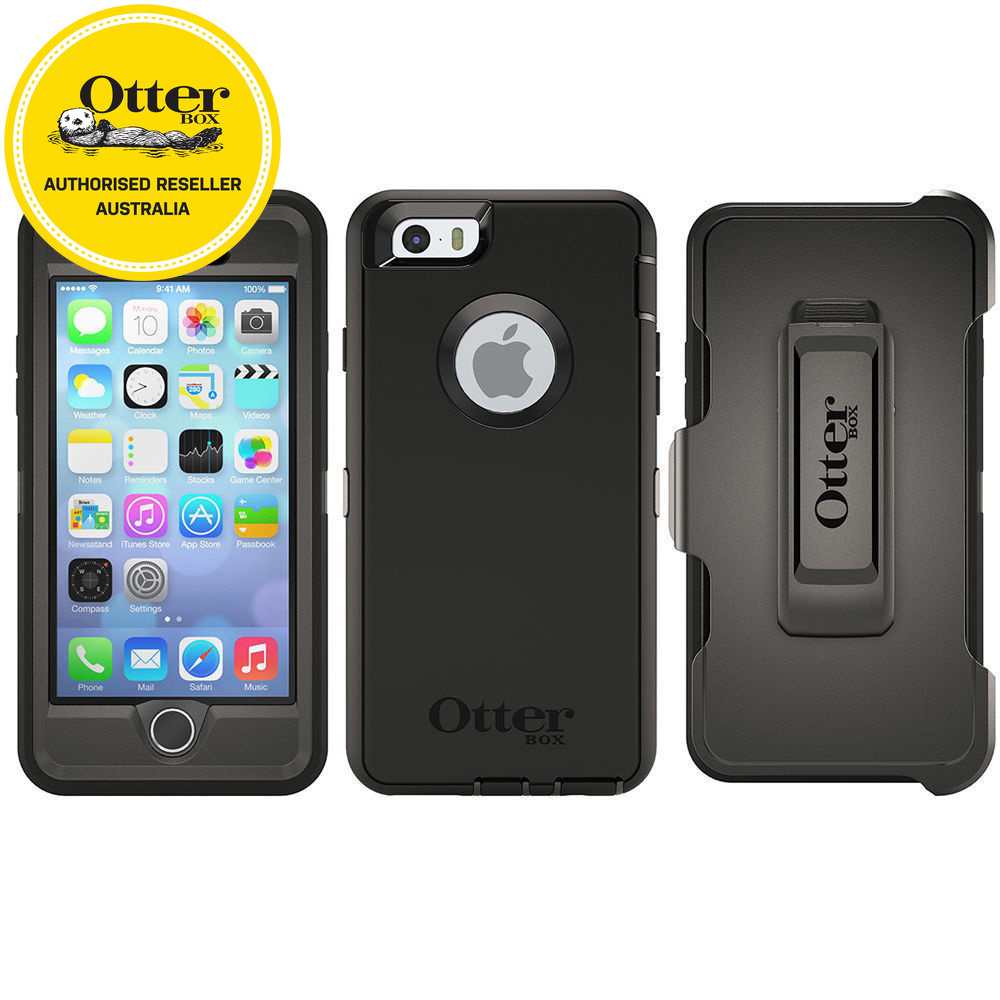 Otterbox Defender black Tough Heavy Duty Drop Case/Cover for iPhone 6