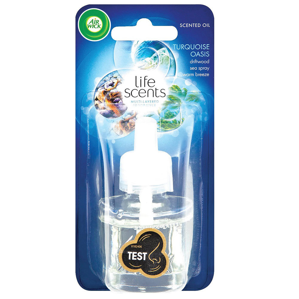 10x Air Wick 19ml Life Scents Electric Plug In Diffuser Turquoise Oasis