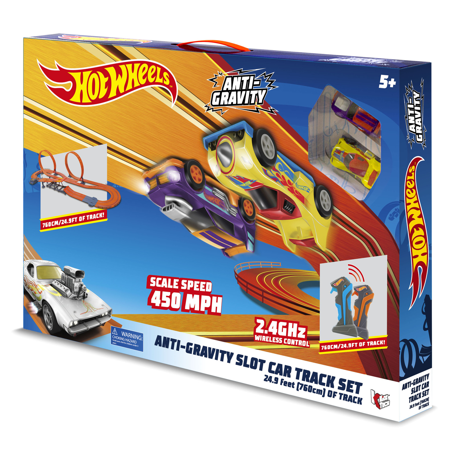 Hot Wheels 143 2.4G 850cm ZeroGravity Slot Track Set Online KG