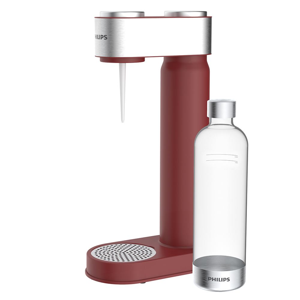 Philips GoZero Soda/Fizzy Sparkling Water Maker w/ 1L Carbonating