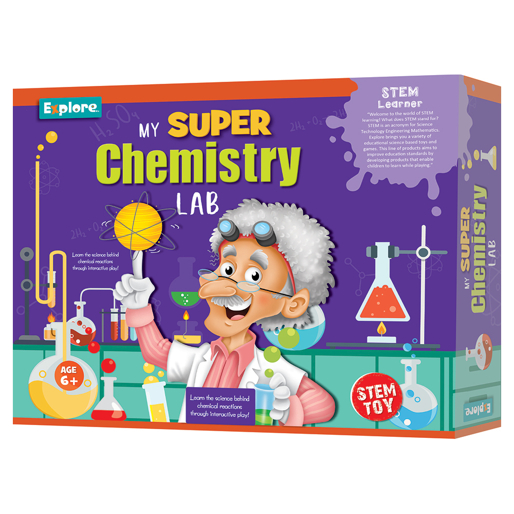 Explore STEM Deluxe Chemistry Lab Set DIY Kit Kids/Children Educational