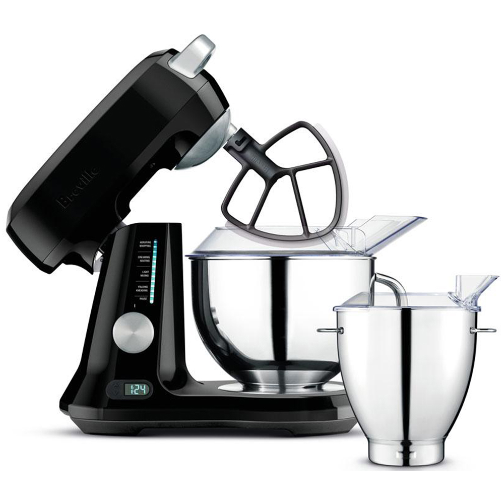 Breville BEM820BKS Twin Scraper Electric Mixer Beater Whisk Bowls