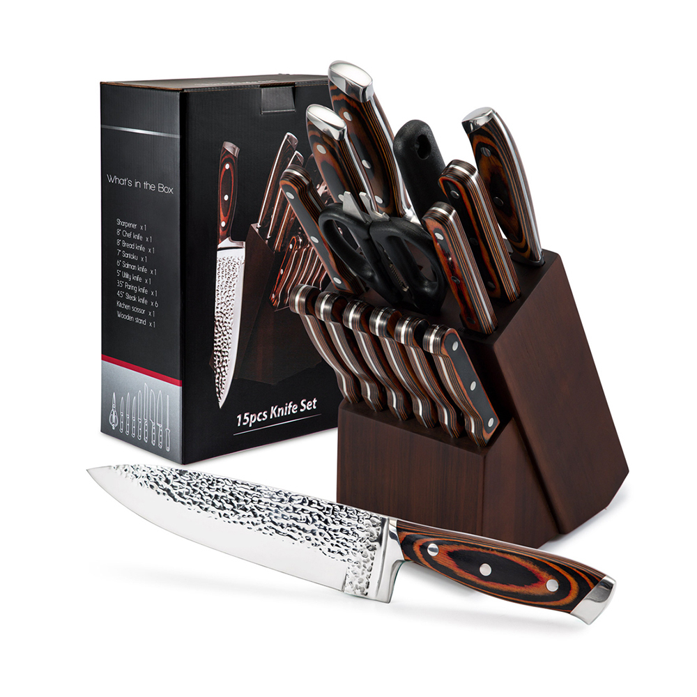 Bat Kitchen Knife Block Solid Hardwood 5 Knifes & Scissors Included If  Purchased Knife Holder -  Australia