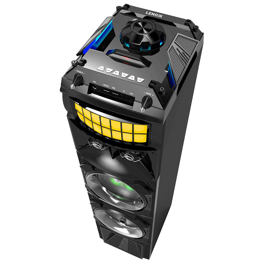 Lenoxx 80W LED Stage Lights Bluetooth Speaker Online KG Electronic