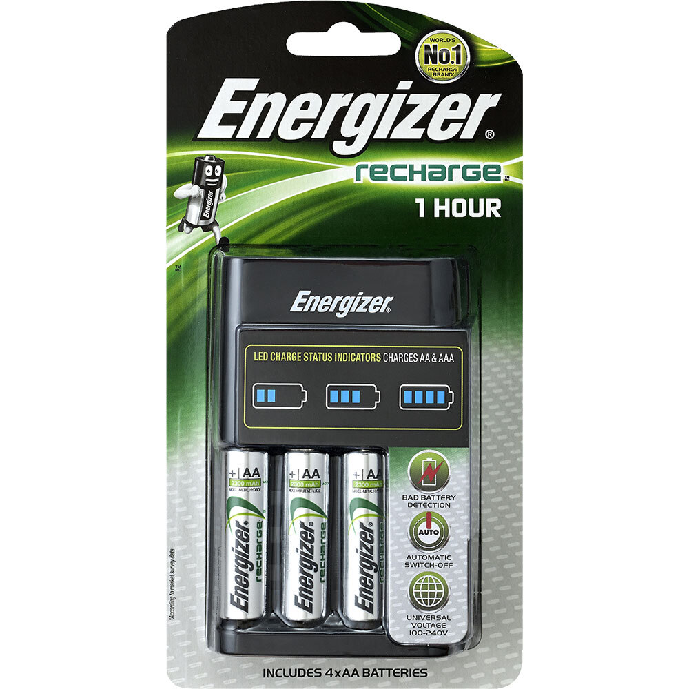 8pc Energizer 2300 mAh Universal AA Rechargeable Batteries w/Fast/Quick