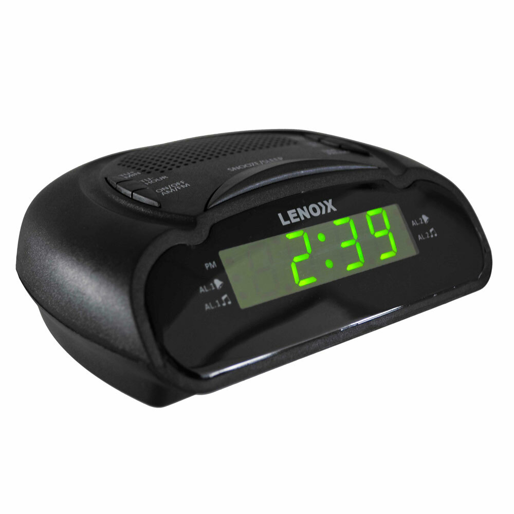 Lenoxx AM/FM Alarm Clock Radio Online KG Electronic