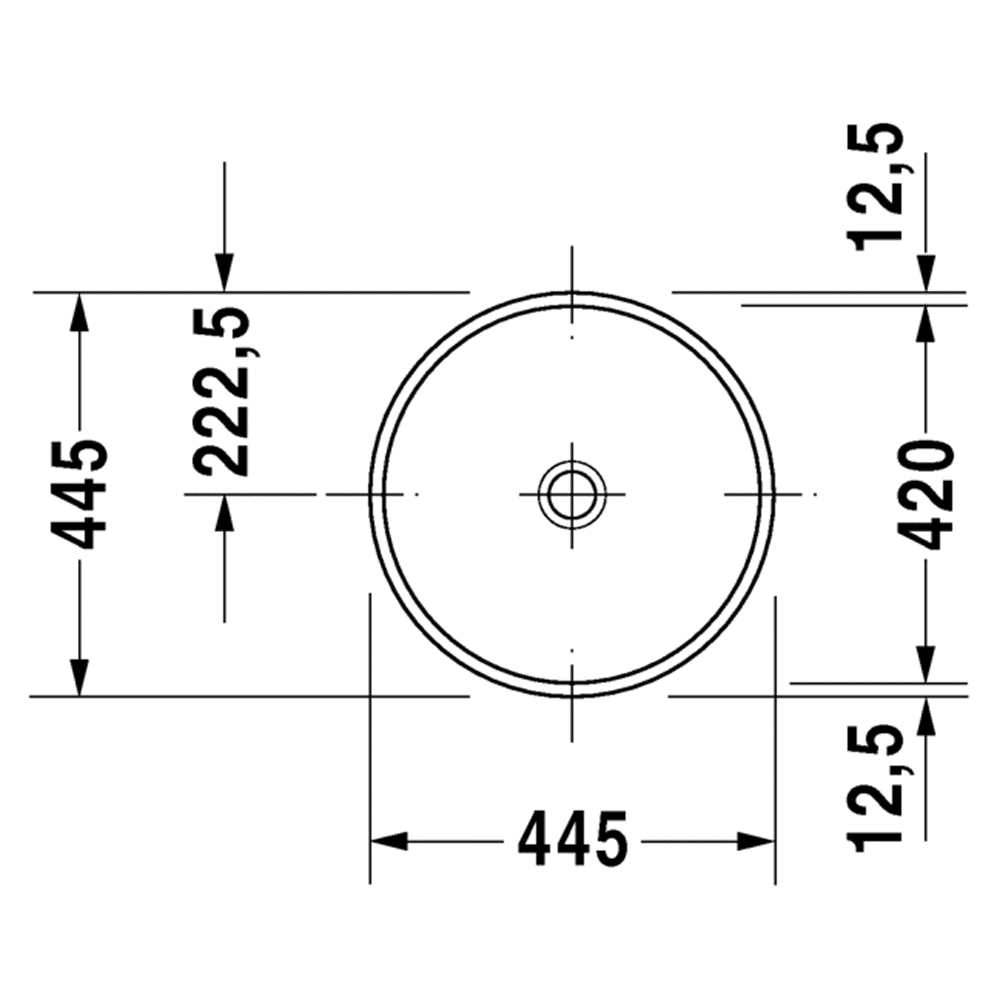 Duravit Architec Undermount Basin Alpin White 0319420000 42cm Online