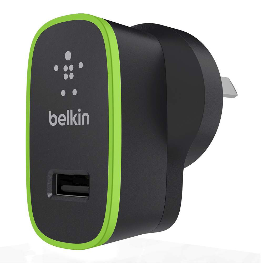 Belkin Boost Up 2.4AMP 12W USB Home Charger Fast Charging f/ iPhone