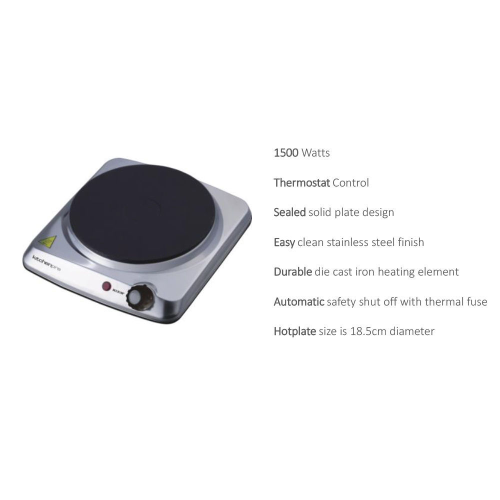 portable electric stove wattage