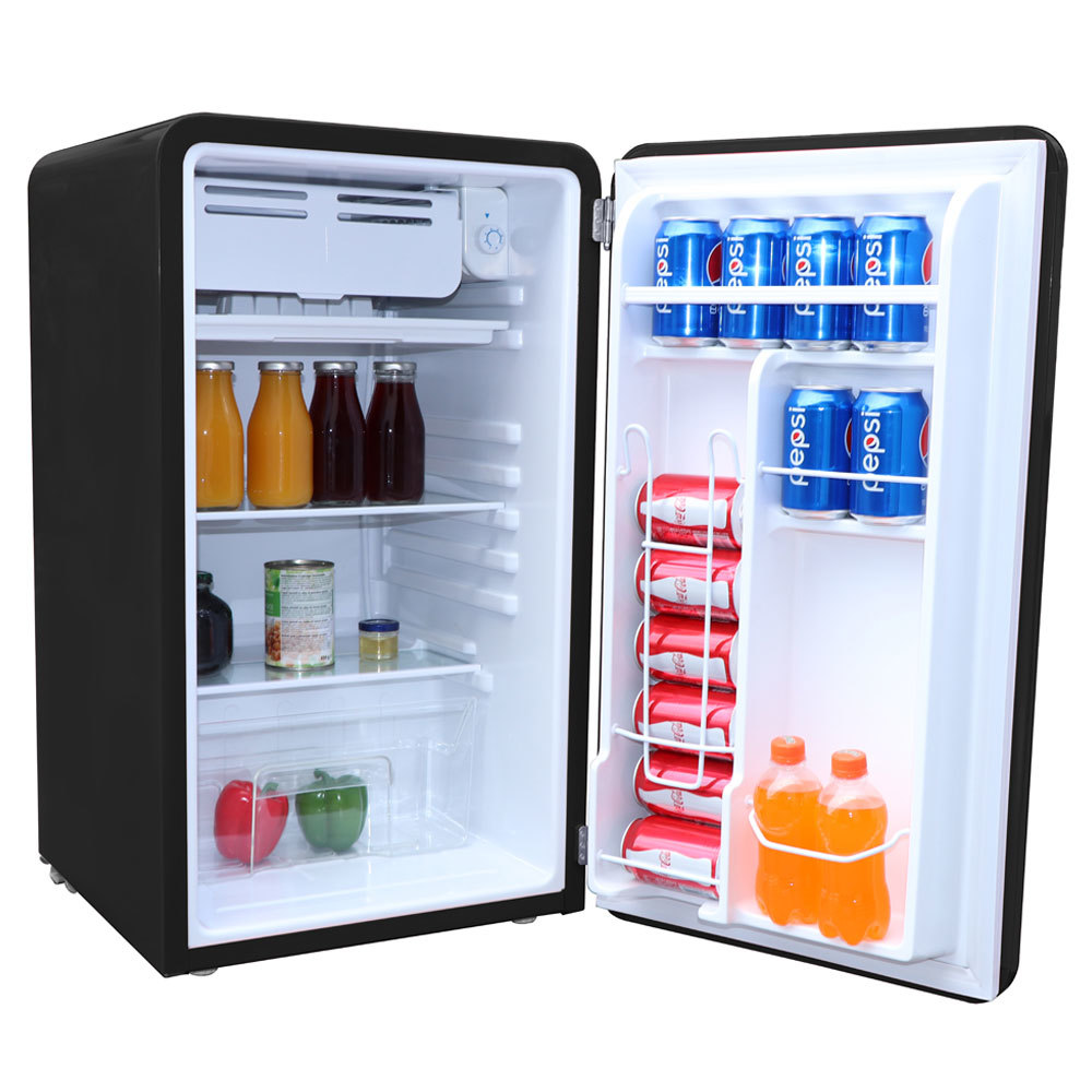 Heller 90L Retro Black Bar Fridge Online KG Electronic