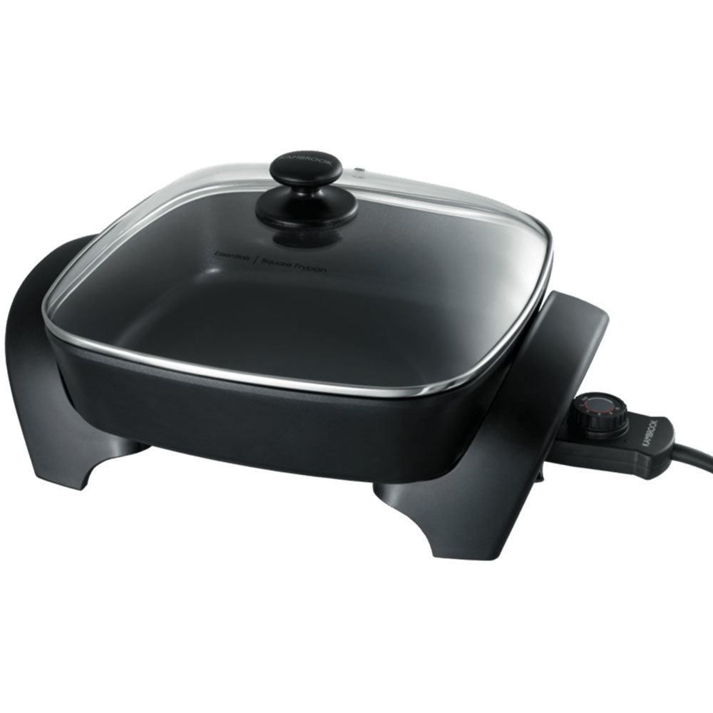 Kambrook 1800w 12" Square Electric Frypan/Pot Pan Cooker w/ Lid/Dishwasher Safe 9312432018579 eBay