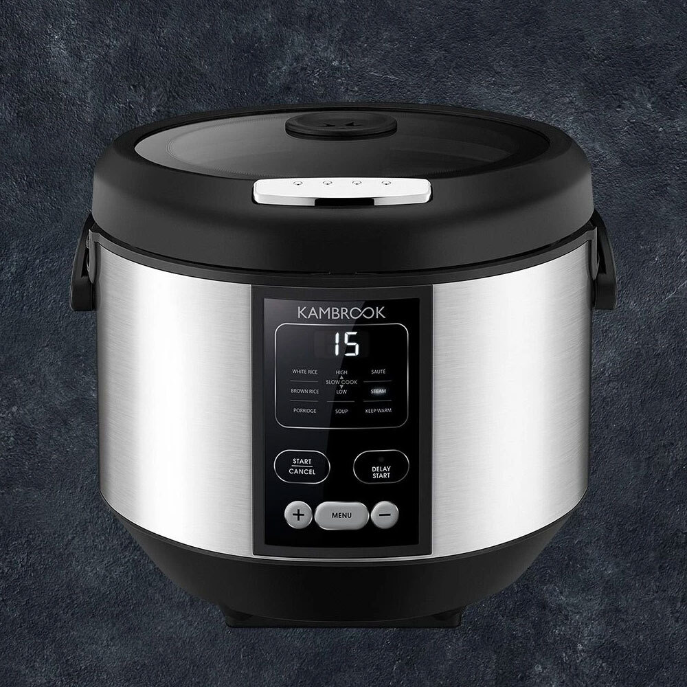 Kambrook 6L Health Steam Plus Electric Multi Rice/Slow Cooker/Steamer w