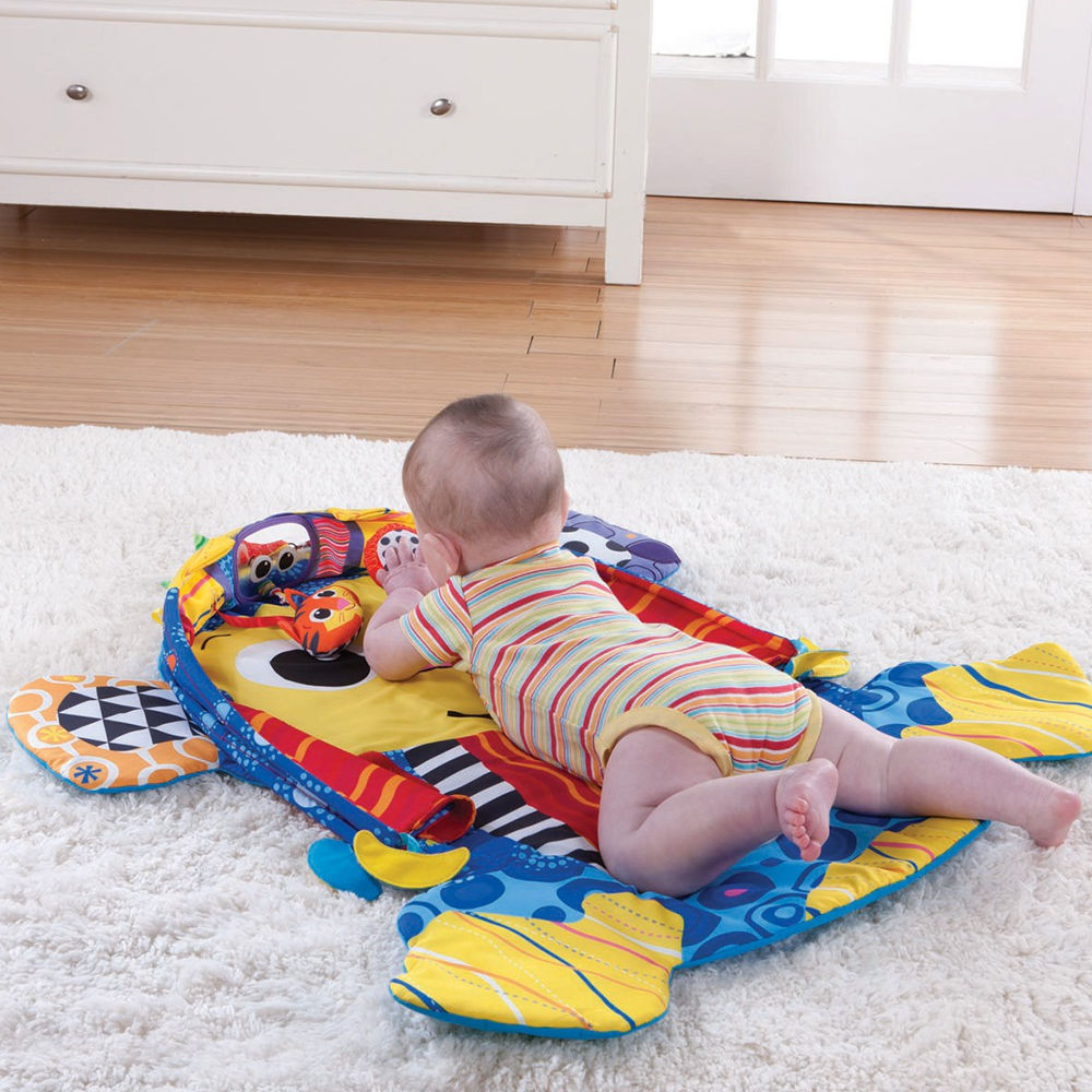 Lamaze Monkey 3 in 1 Gym/Play/Lay/Tummy Time Mat for Baby/Infant