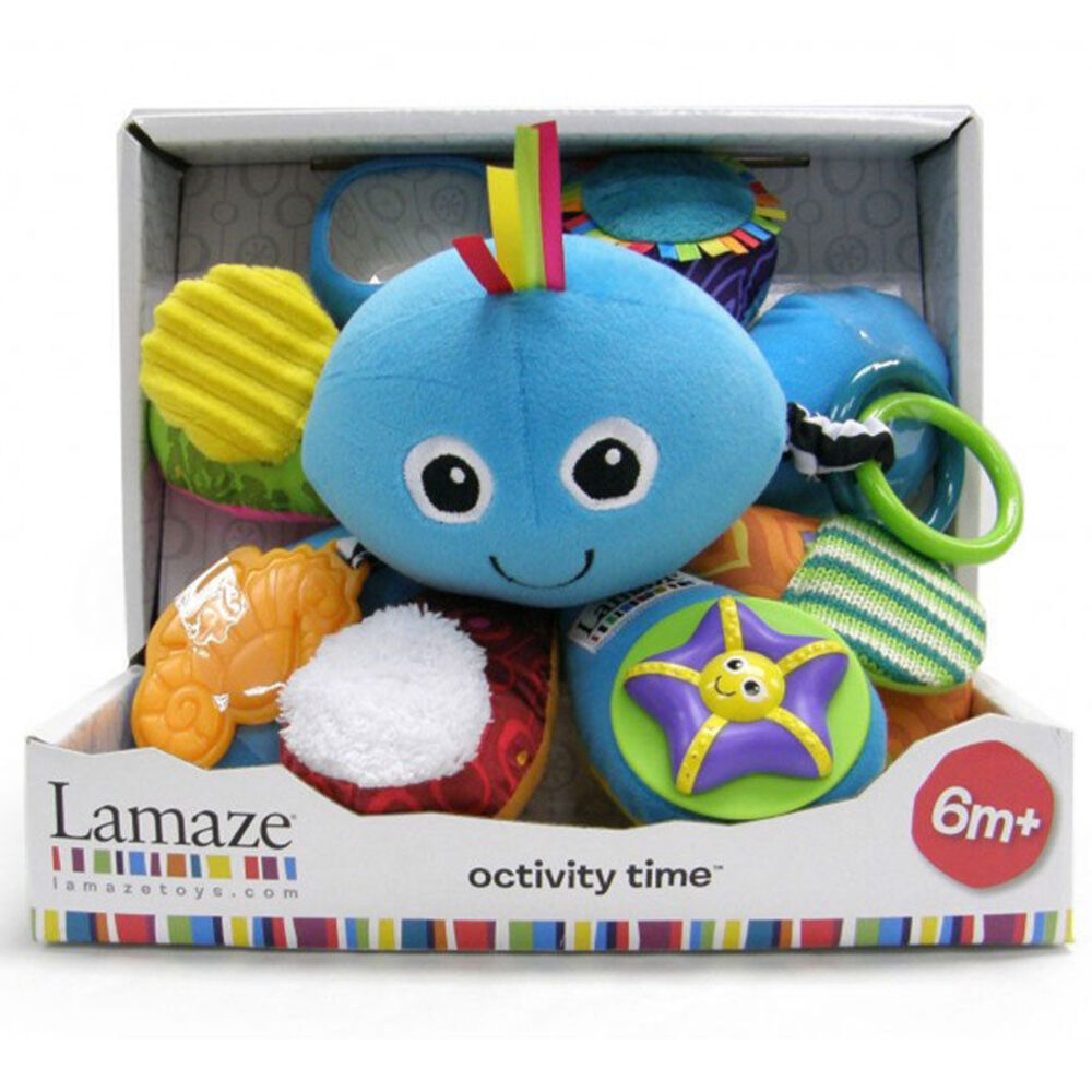Lamaze Octivity Time Baby/Infant Large Plush Interactive Toy Play/Learn