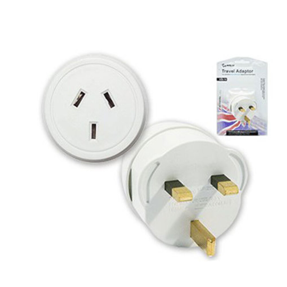 2x Sansai Travel Power Adapter Outlet AU/NZ Socket to UK England/Hong Kong Plug eBay