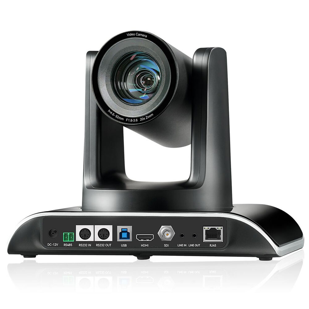 Tenveo AI Auto Tracking PoE PTZ Camera with 20x Zoom