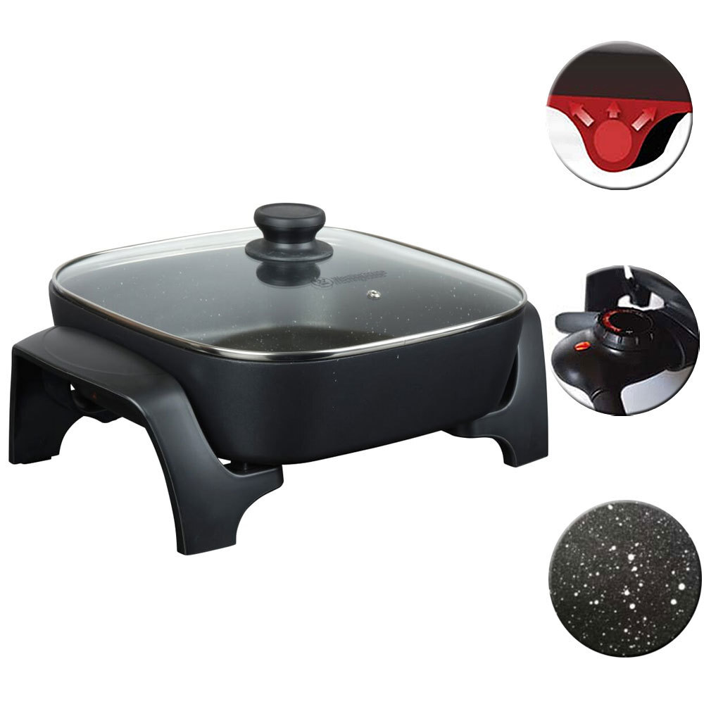 Westinghouse 12" Black Electrical Fry Pan Online KG Electronic