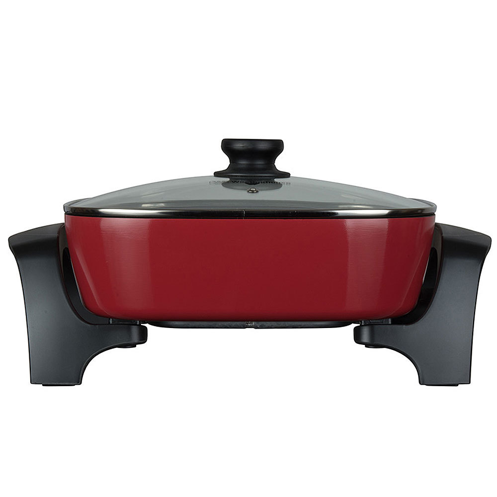 Westinghouse 12" NonStick Electric Skillet Frypan/Skillet w/ Glass Lid