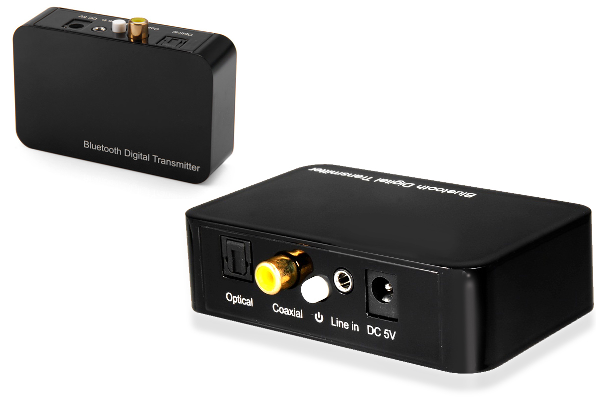 Bluetooth Transmitter Sender Aux 3.5Mm Jack/Coaxial/Optical Toslink ...