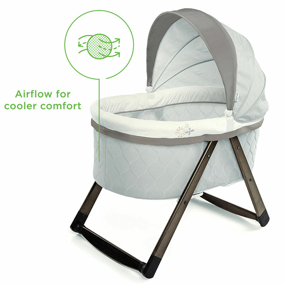 Ingenuity Foldaway Rocking/Portable Wood Baby/Newborn