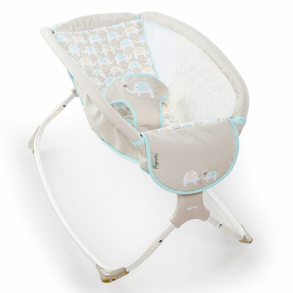 Ingenuity Rocking Soothe Baby/Newborn/Infant Cradle Cot/Bed/Sleeper