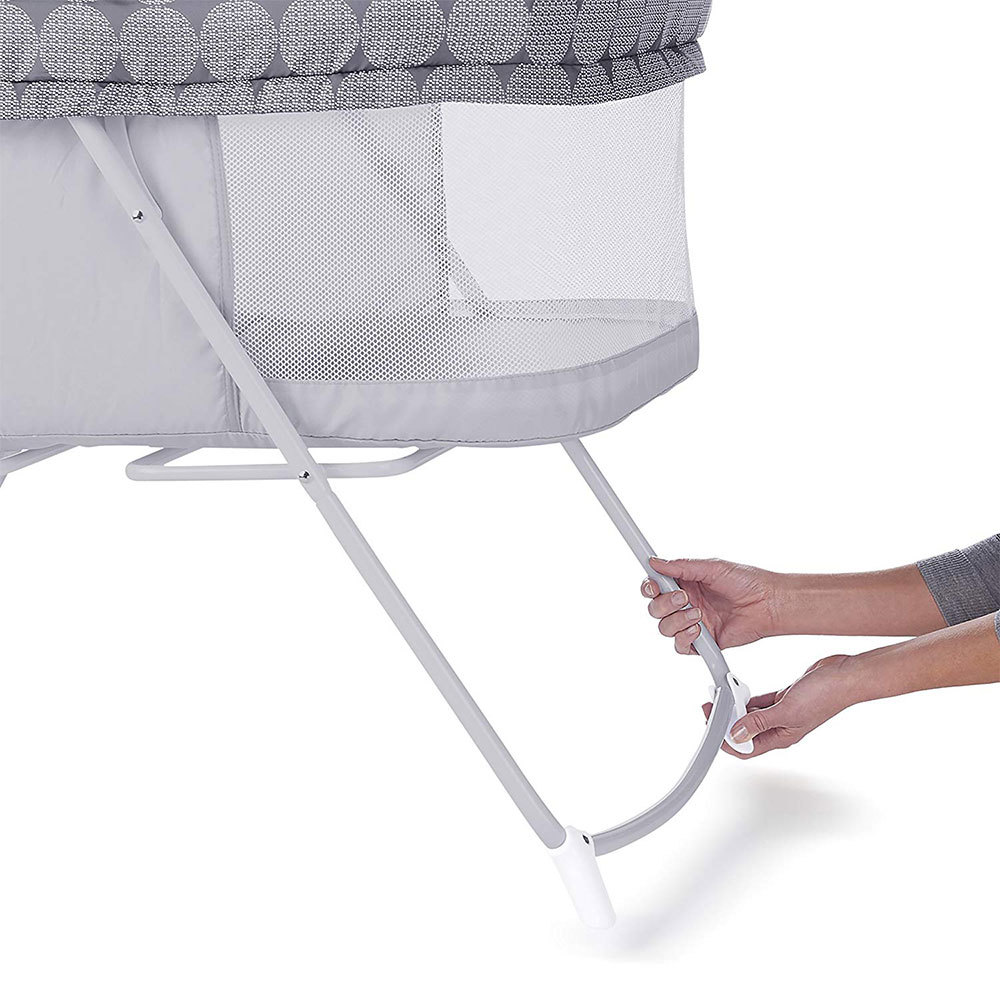 ingenuity foldaway rocking bassinet mattress size
