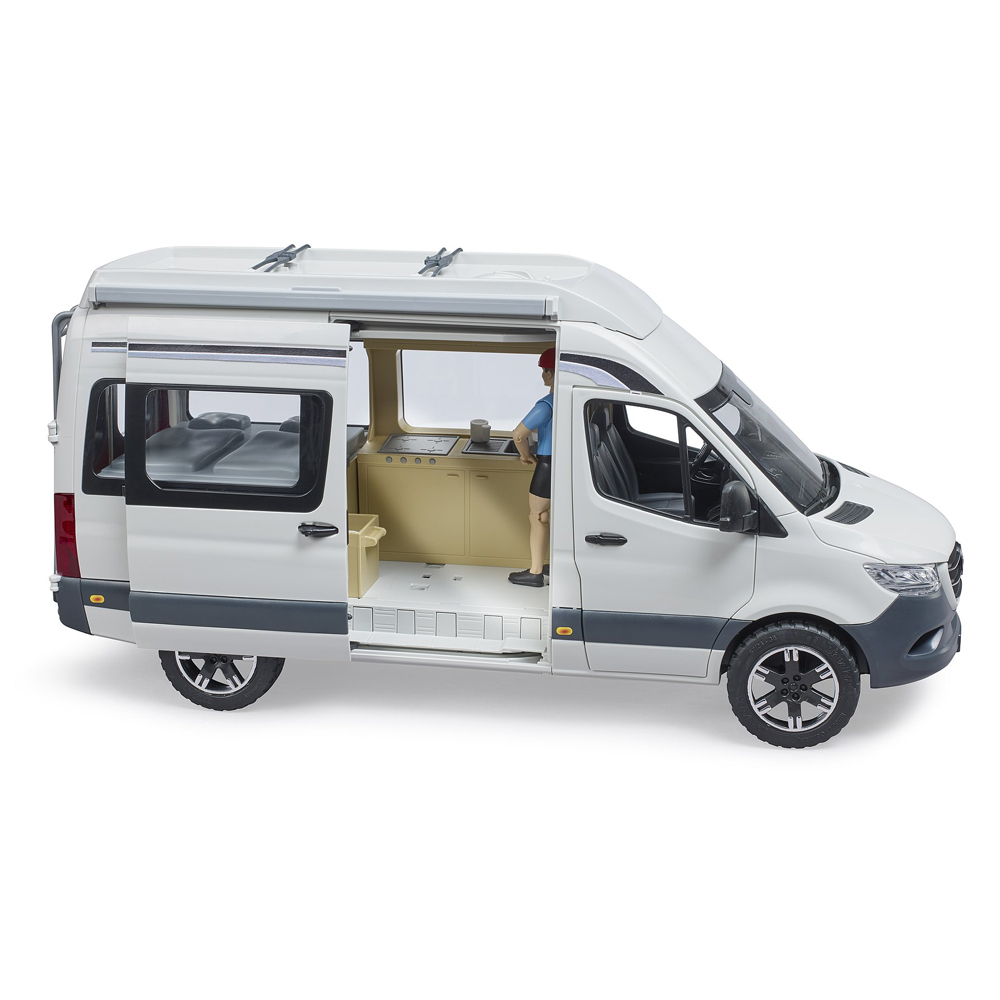 Bruder 116 MB Sprinter 43.5cm Camper Van w/ Driver Online KG Electronic
