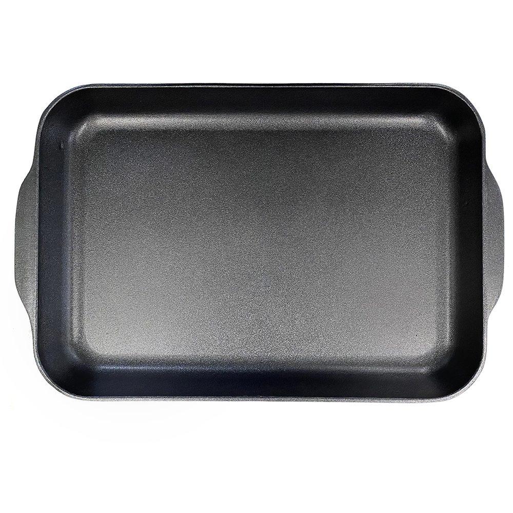 2x Extra large 43x30cm NonStick Shallow Roasting Pan/Oven Baking Tray w/Hanndle eBay