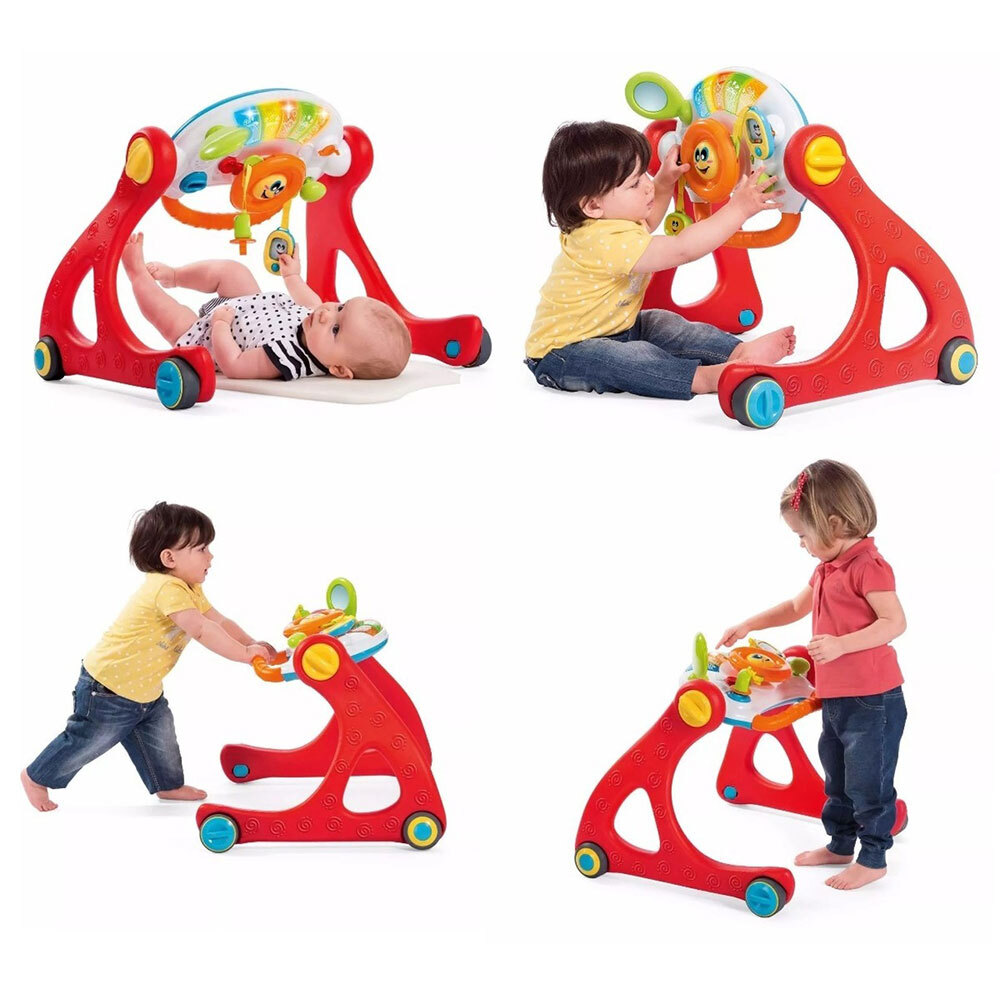 chicco electronic 4 in 1 grow and walk play gym walker