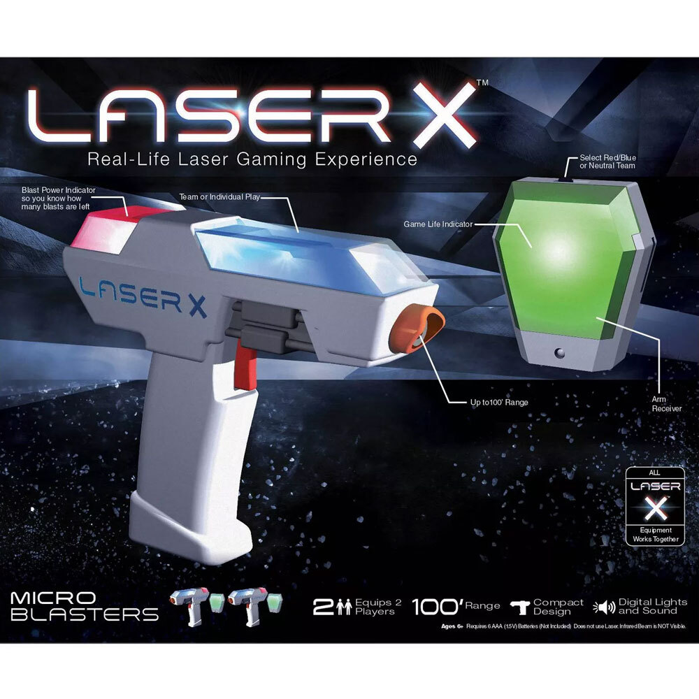  Laser X Micro Double  Blasters Real Life Gaming Experience 
