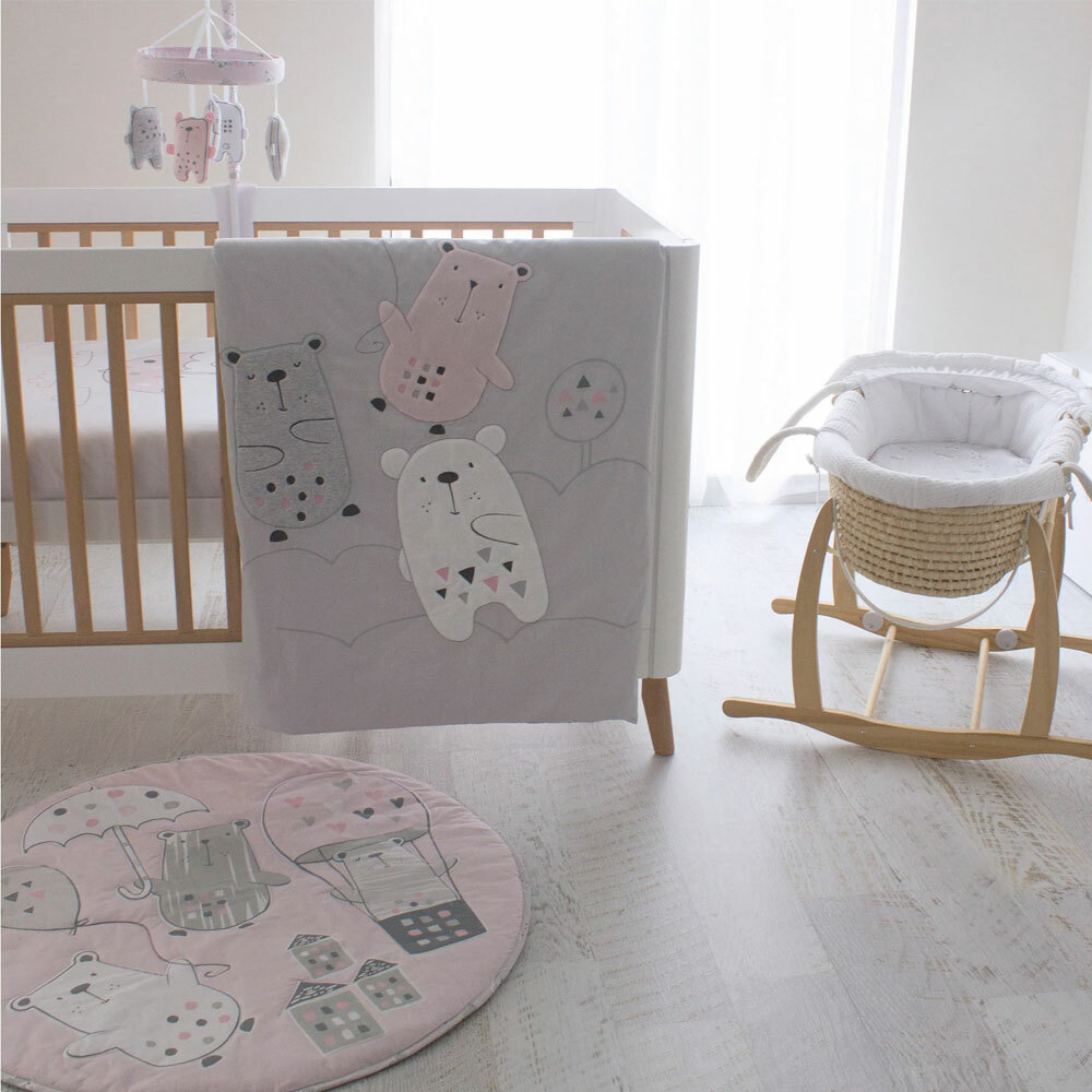 Bubba Blue Cot Pillowcase Baby Toddler/Infant 0m+ Nursery Bed Quilt