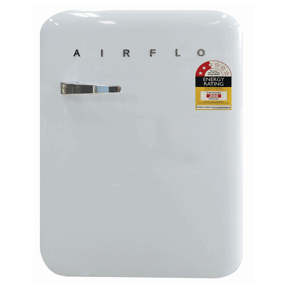 Airflo 130L Retro Under Counter Fridge White Online KG Electronic