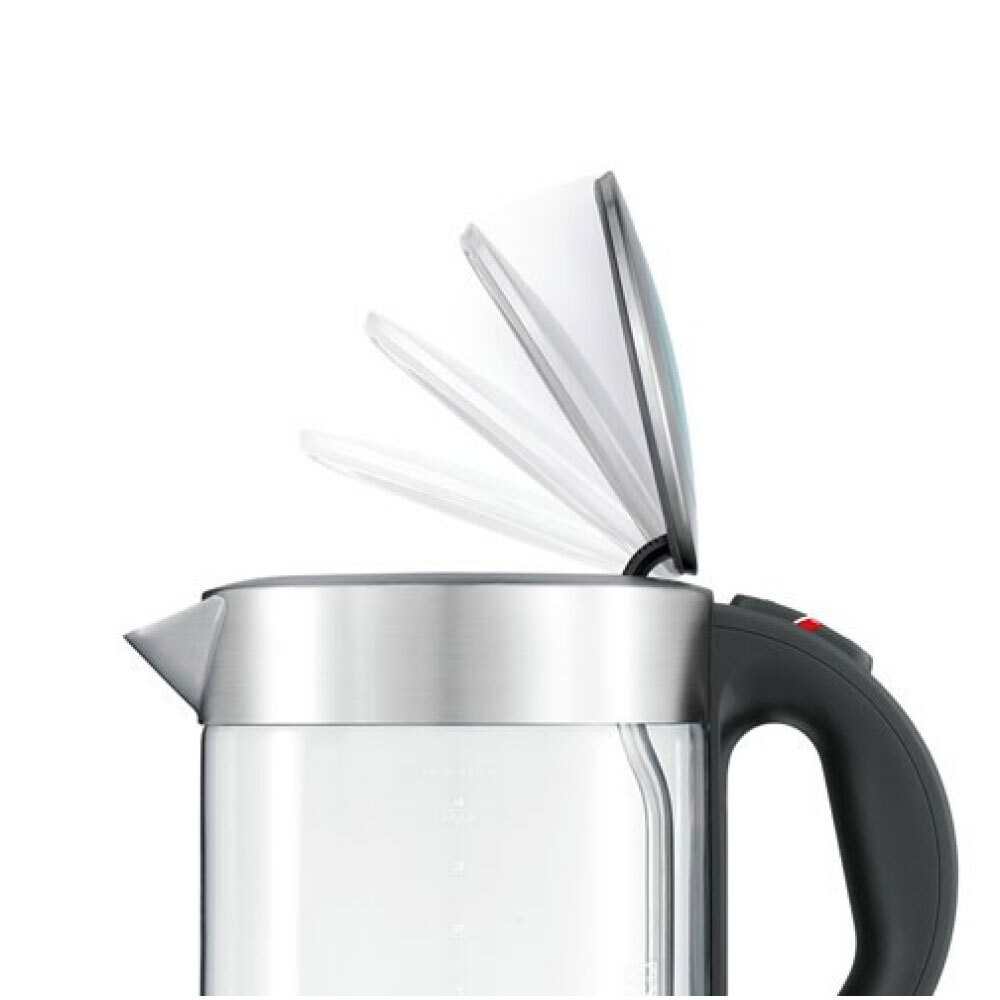 Breville 1L Compact Glass Electric Kettle Pure 2400W Rapid Boil/Auto