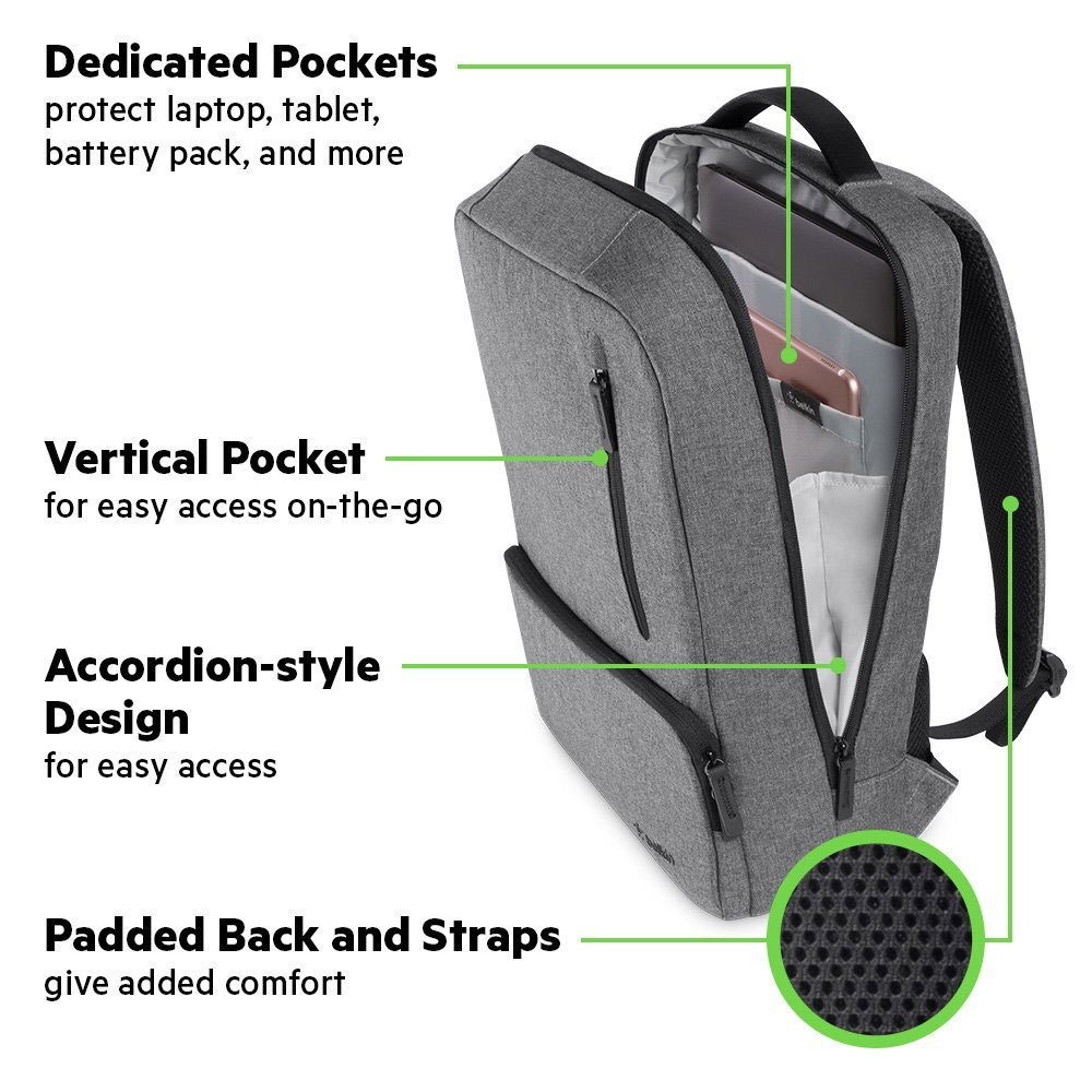 Belkin Classic Pro Backpack for 15.6