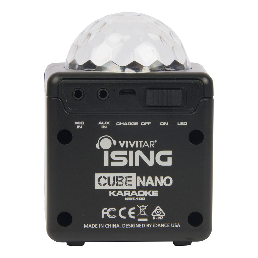 Vivitar Ising Bluetooth/Wireless Karaoke Speaker w/ Microphone/Lights