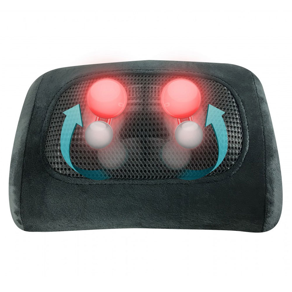 Homedics Shiatsu Massage Pillow Neck/Back/Shoulder Body Relief Massager