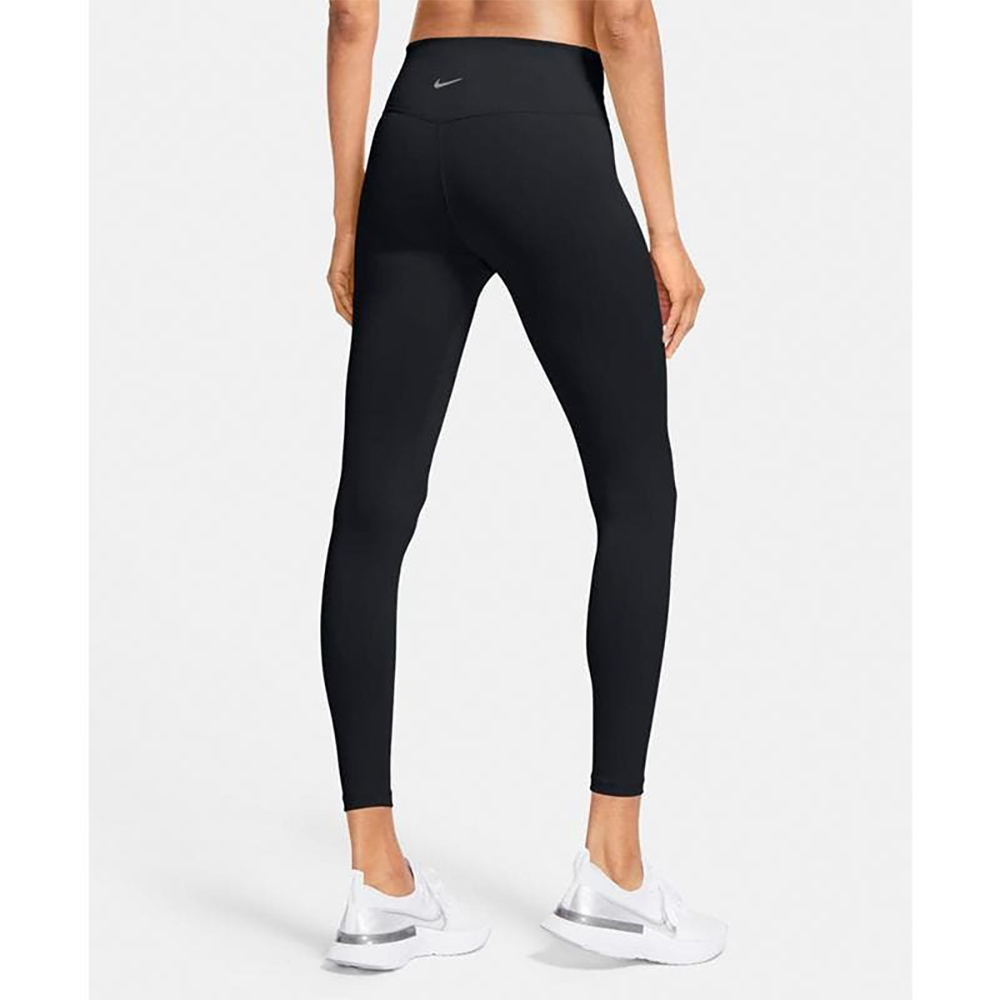 nike running swoosh 7 8 leggings in black