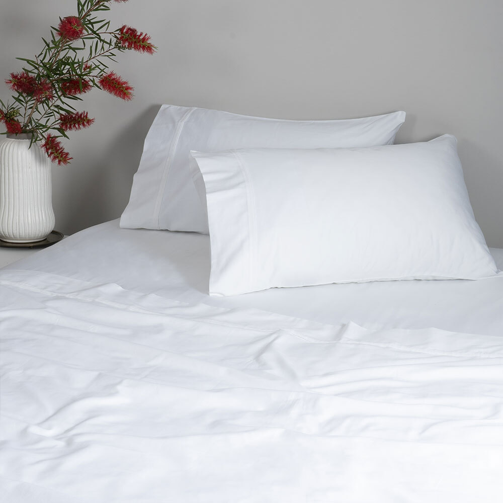Sheraton Luxury Maison King Bed Australian Cotton Sheet Set White