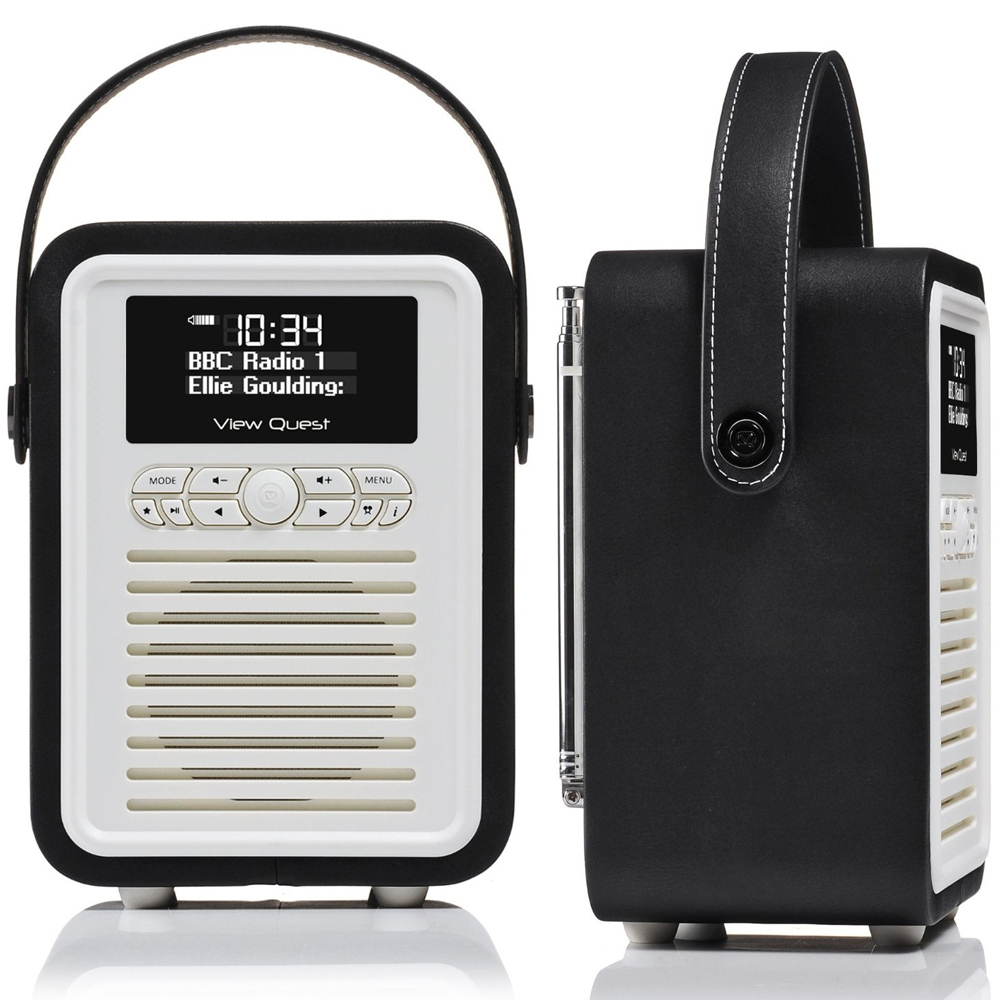 View Quest Retro Mini DAB Digital Radio/USB/AUX/Portable Bluetooth